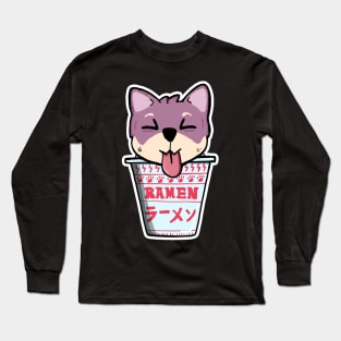 Ramen Dog Long Sleeve T-Shirt